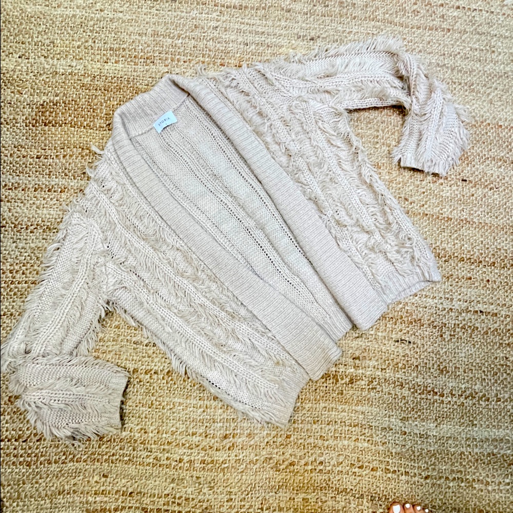 Shaggy slouchy sweater/duster